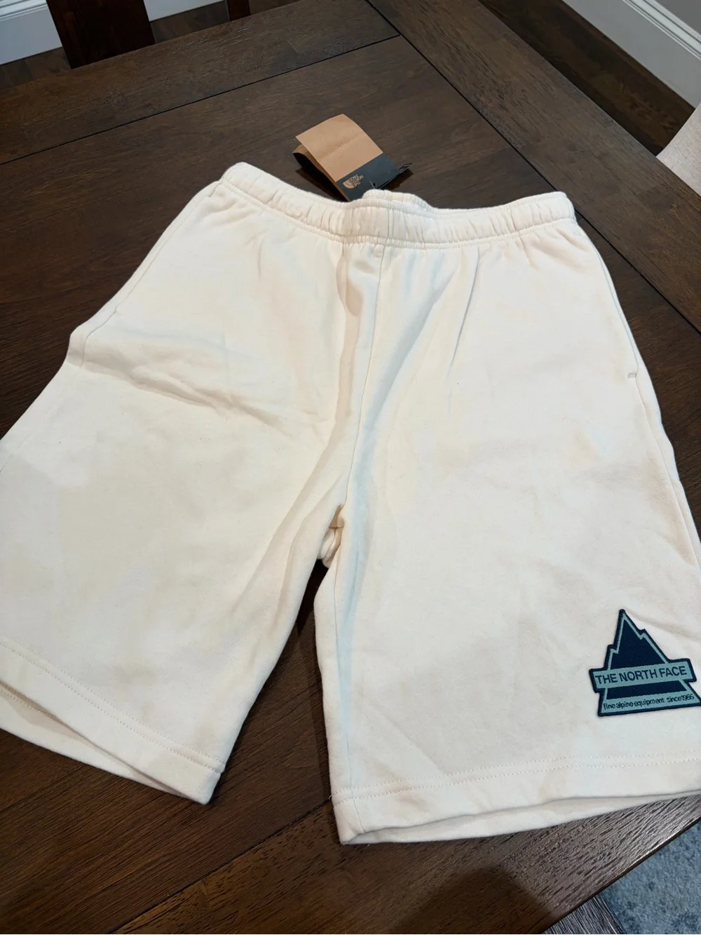 The North Face Cream Athletic Shorts